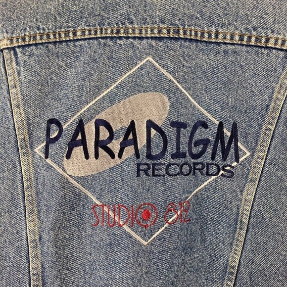 Mens‎ Lee Classic Denim Jean Jacket Paradigm Studios M - Picture 4 of 8